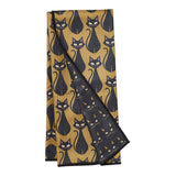 Anywhere Towel Reversible - Heather Jacobs Black Cat - Once Again Home Co.