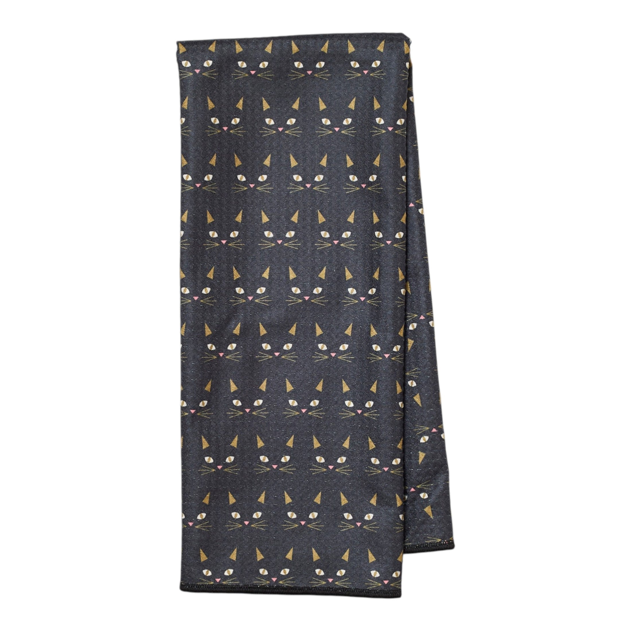 Anywhere Towel Reversible - Heather Jacobs Black Cat - Once Again Home Co.