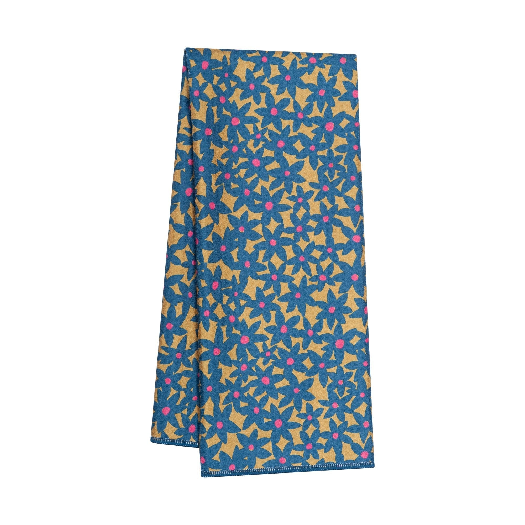 Anywhere Towel Reversible - Iris & Sea Mini Blooms - Once Again Home Co.