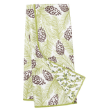 Anywhere Towel Reversible - Kate Nelligan Greens - Once Again Home Co.