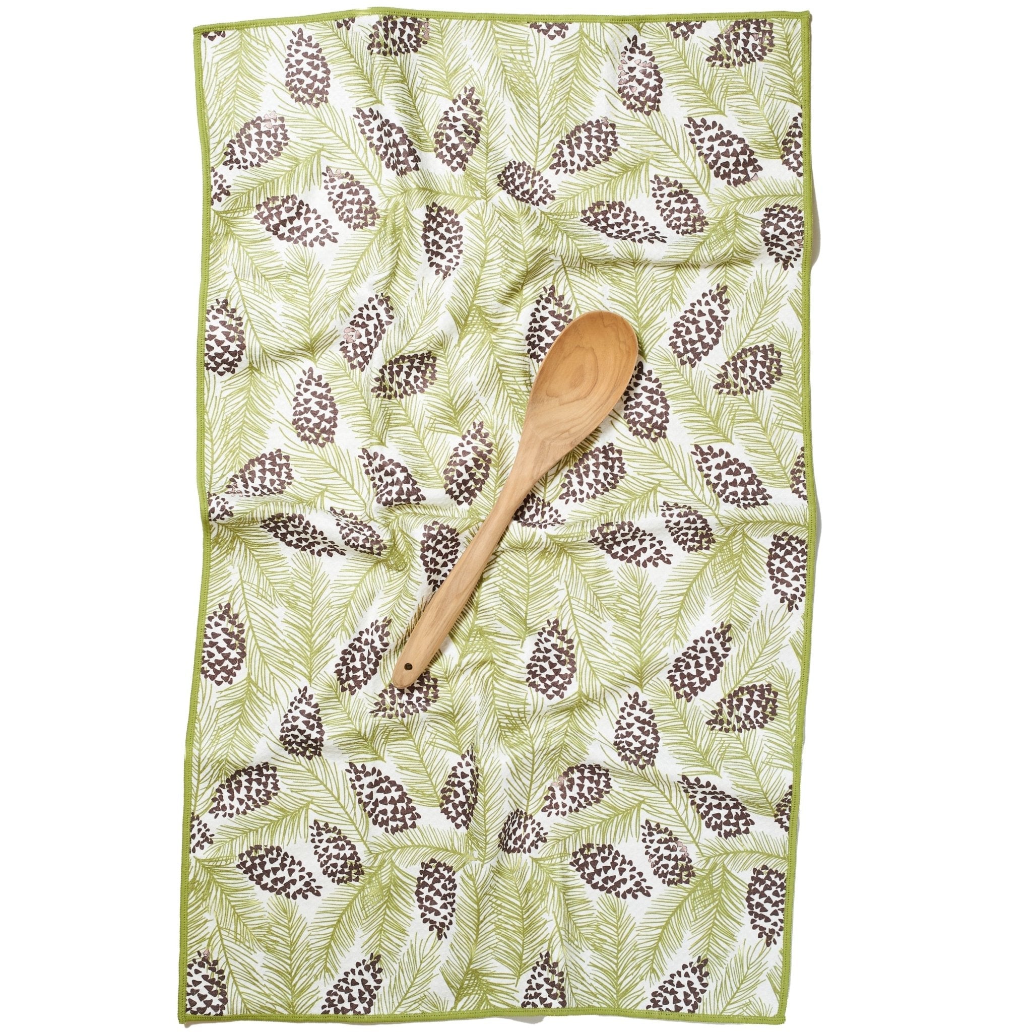 Anywhere Towel Reversible - Kate Nelligan Greens - Once Again Home Co.