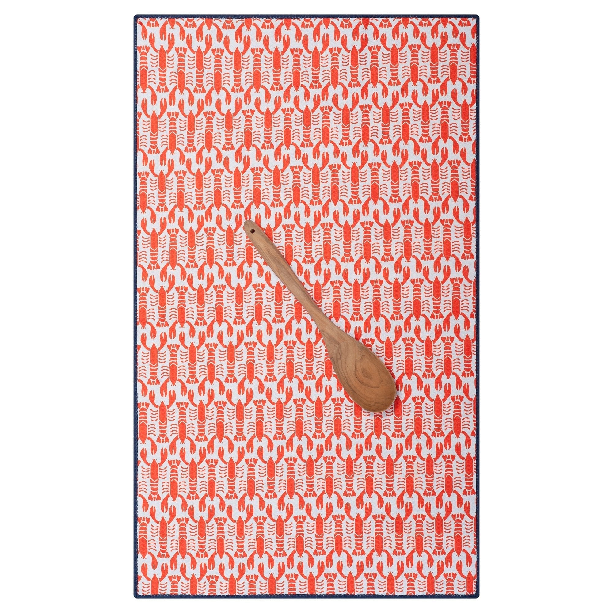 Anywhere Towel Reversible - Kate Nelligan Lobster - Once Again Home Co.