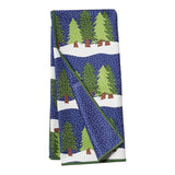 Anywhere Towel Reversible - Kate Nelligan Midnight Snow - Once Again Home Co.