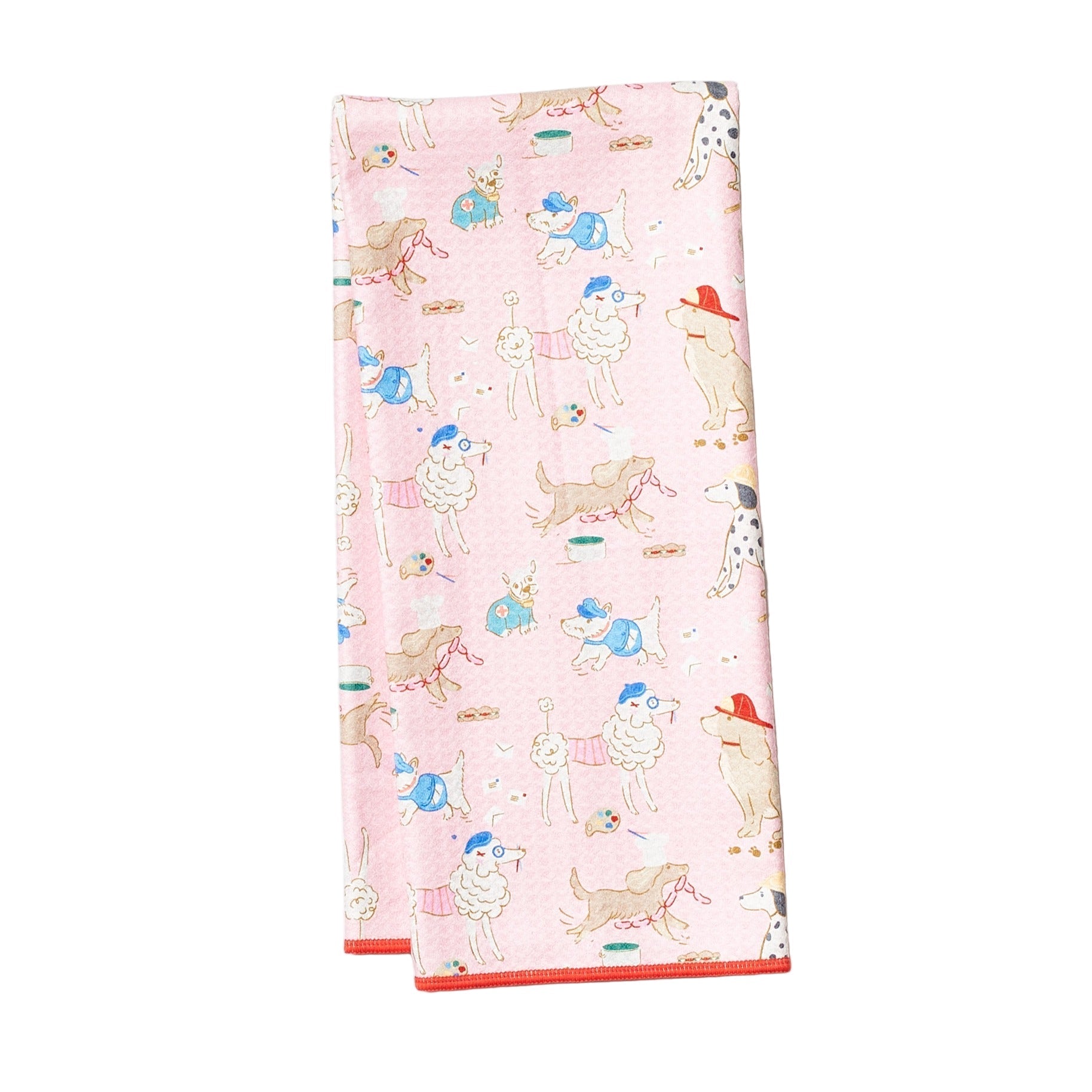 Anywhere Towel Reversible - Mable Tan Canine Caper - Once Again Home Co.