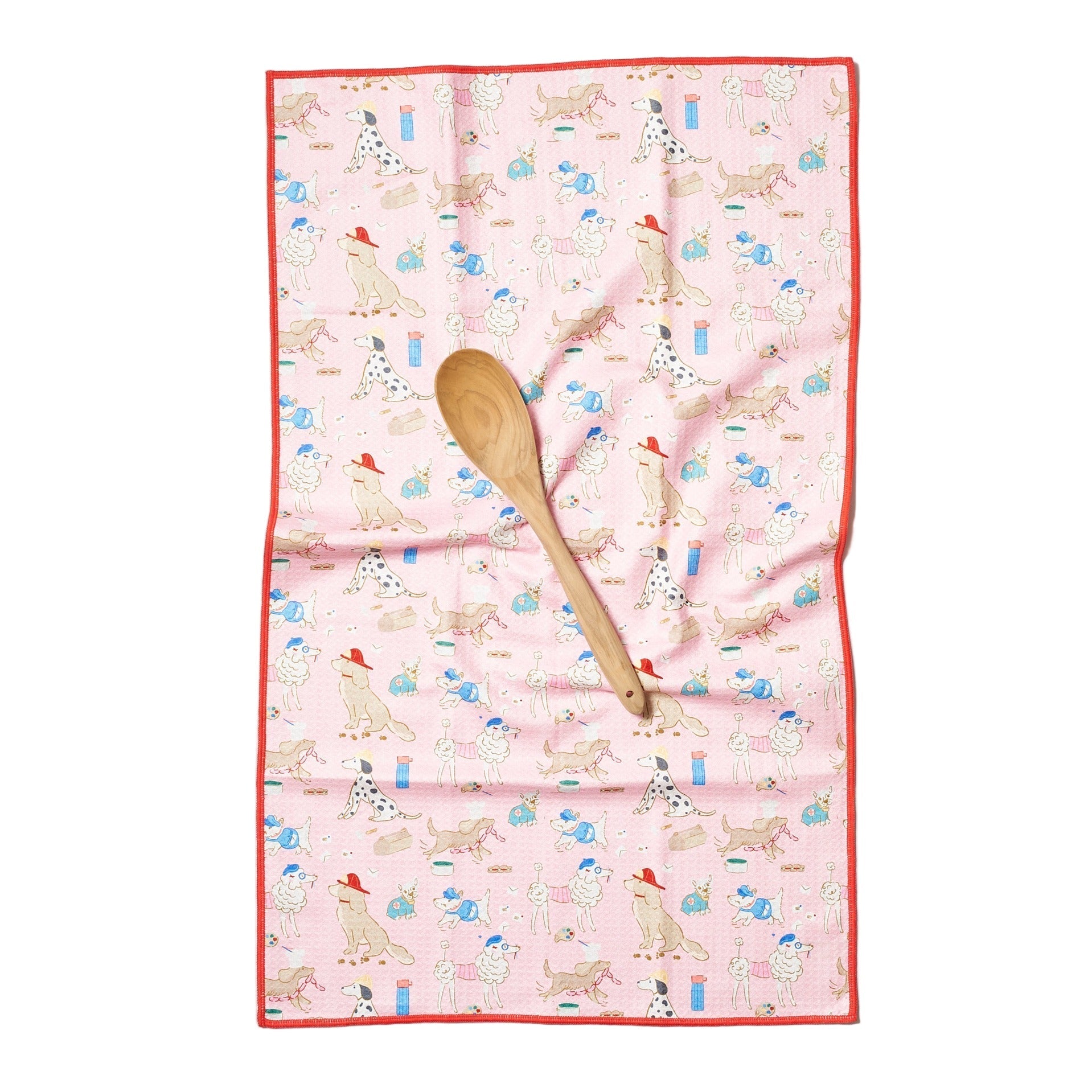 Anywhere Towel Reversible - Mable Tan Canine Caper - Once Again Home Co.