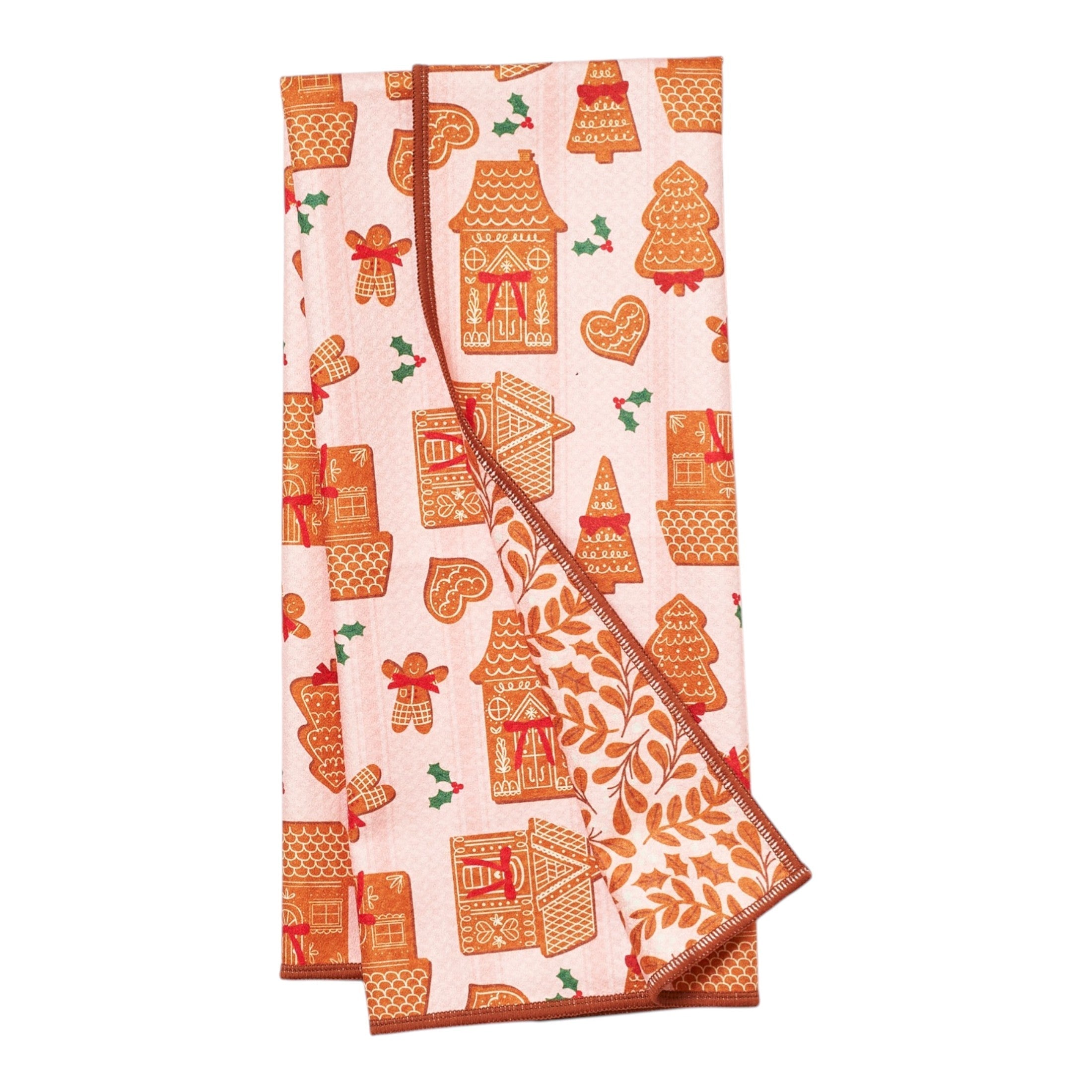 Anywhere Towel Reversible - Mable Tan Christmas Cookies - Once Again Home Co.