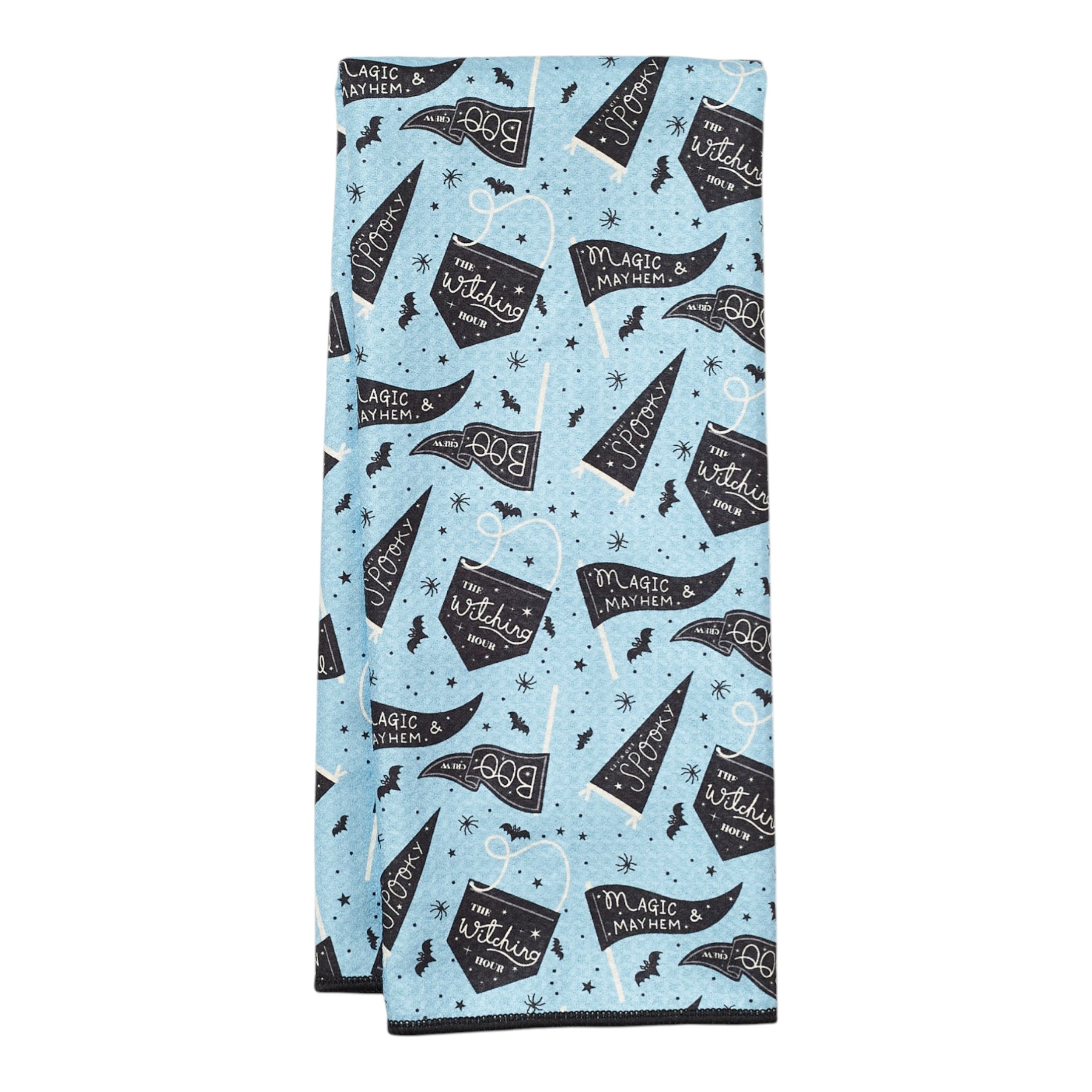 Anywhere Towel Reversible - Mable Tan Halloween Flags - Once Again Home Co.