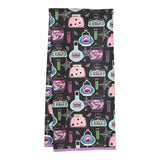 Anywhere Towel Reversible - Mable Tan Halloween Jars - Once Again Home Co.
