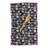 Anywhere Towel Reversible - Mable Tan Halloween Jars - Once Again Home Co.