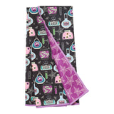 Anywhere Towel Reversible - Mable Tan Halloween Jars - Once Again Home Co.