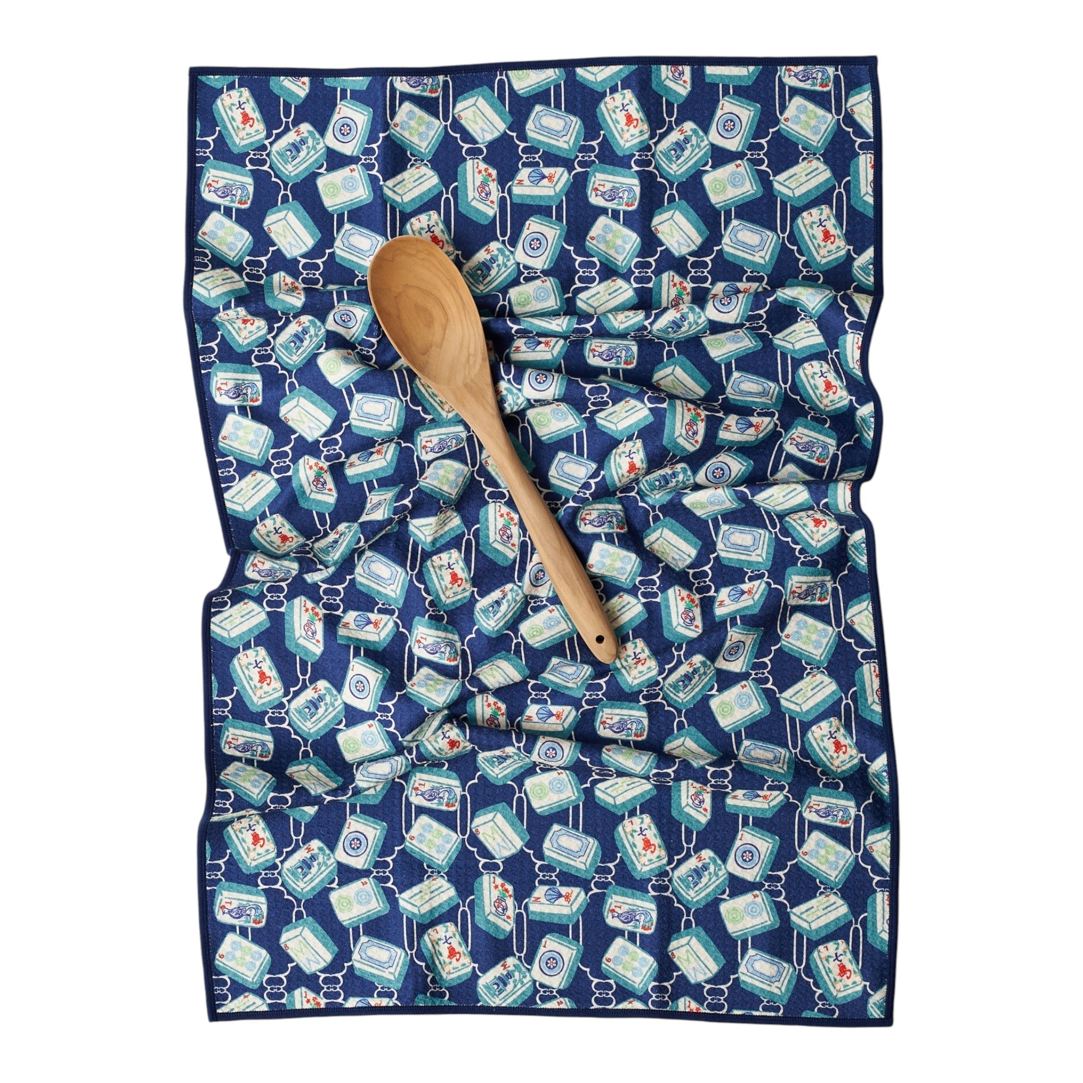 Anywhere Towel Reversible - Mable Tan Mahjong - Once Again Home Co.