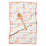 Anywhere Towel Reversible - Mable Tan Ribbons - Once Again Home Co.