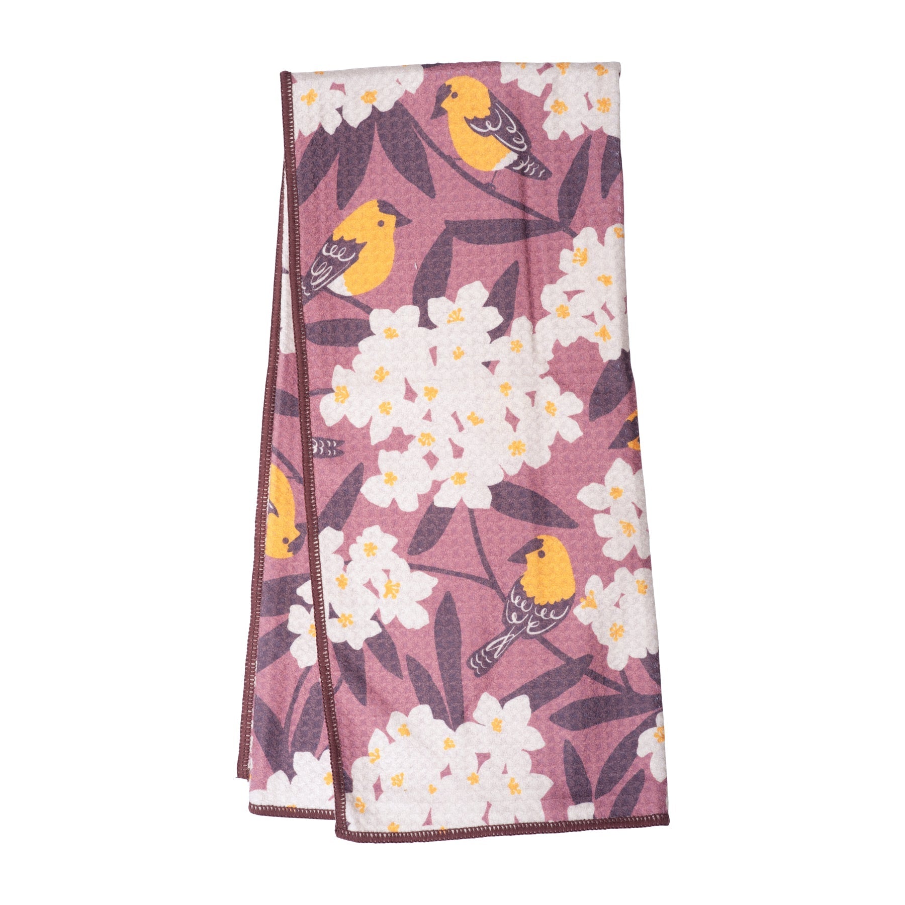 Anywhere Towel Reversible - Nuthatch Birdsong - Once Again Home Co.