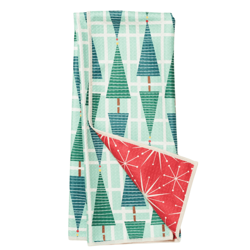 Anywhere Towel Reversible - Rebecca Jane Woolbright Stripe Tree - Once Again Home Co.