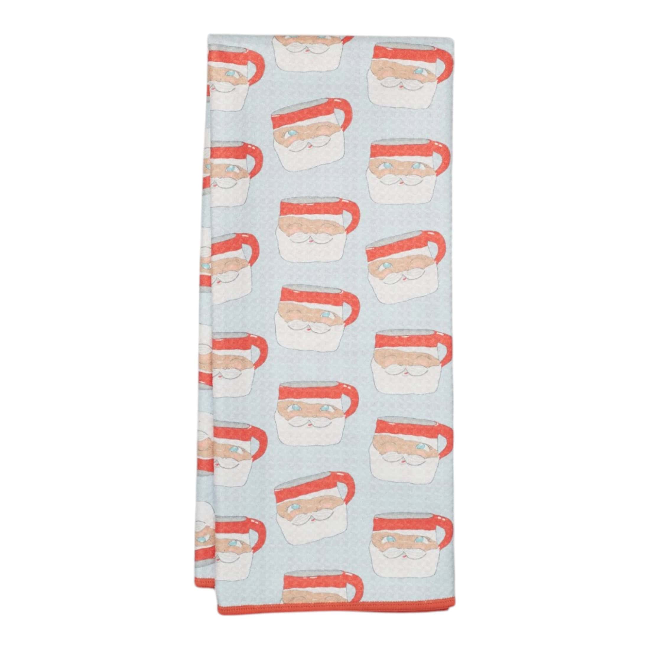 Anywhere Towel Reversible - Sara Fitz Santa Mug - Once Again Home Co.