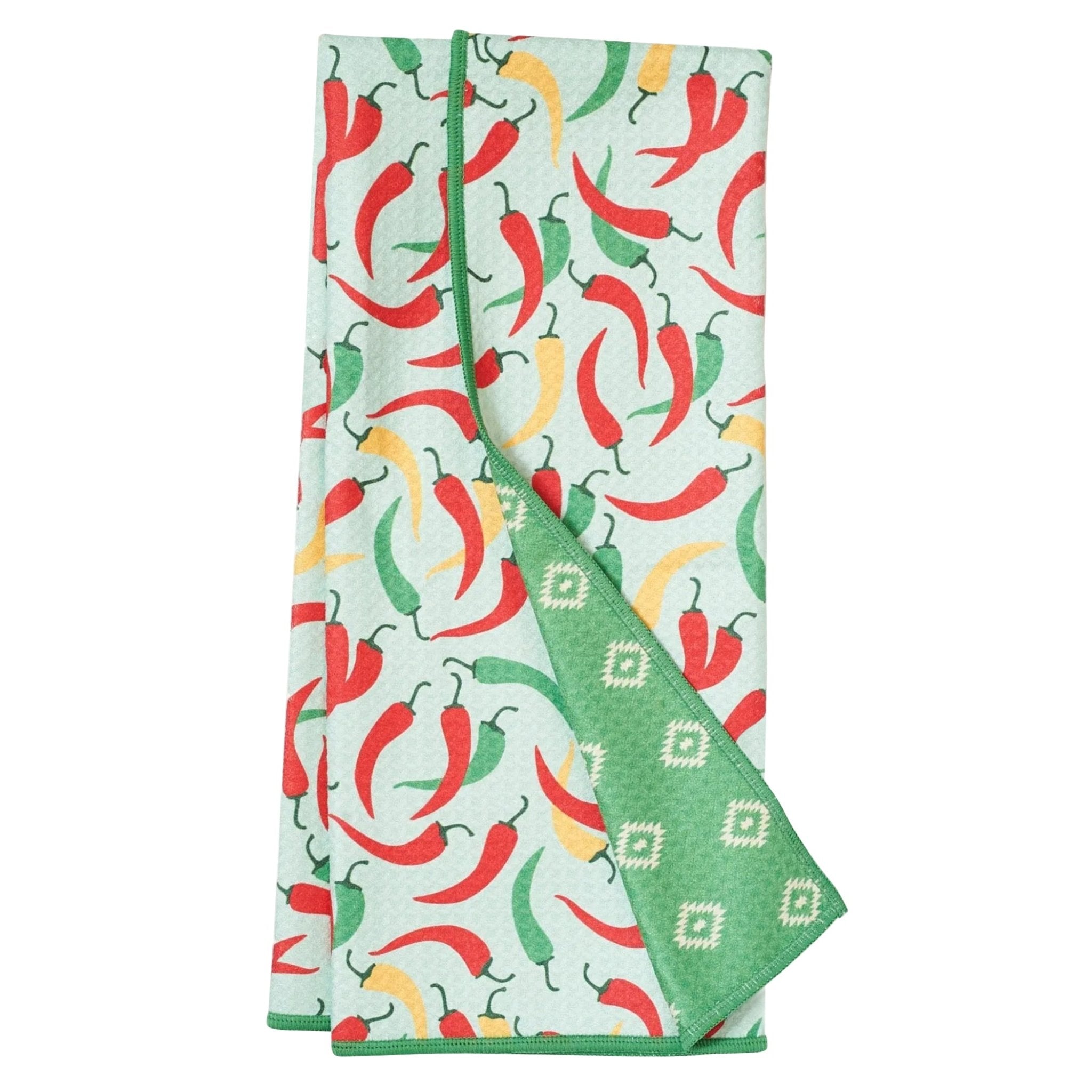 Anywhere Towel Reversible - Signature Collection Chili Peppers - Once Again Home Co.