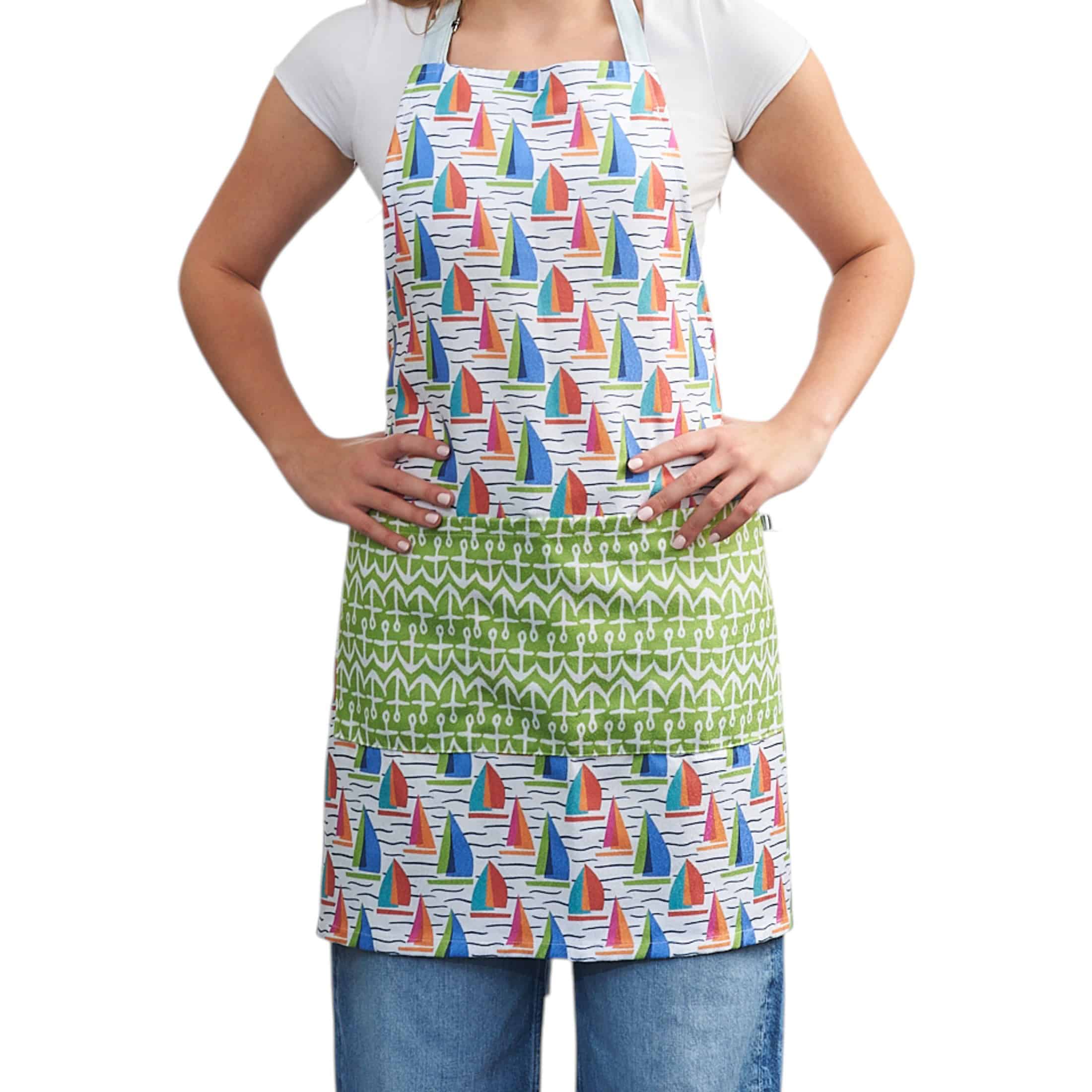 Attach and Go Apron - Kate Nelligan Sail - Once Again Home Co.