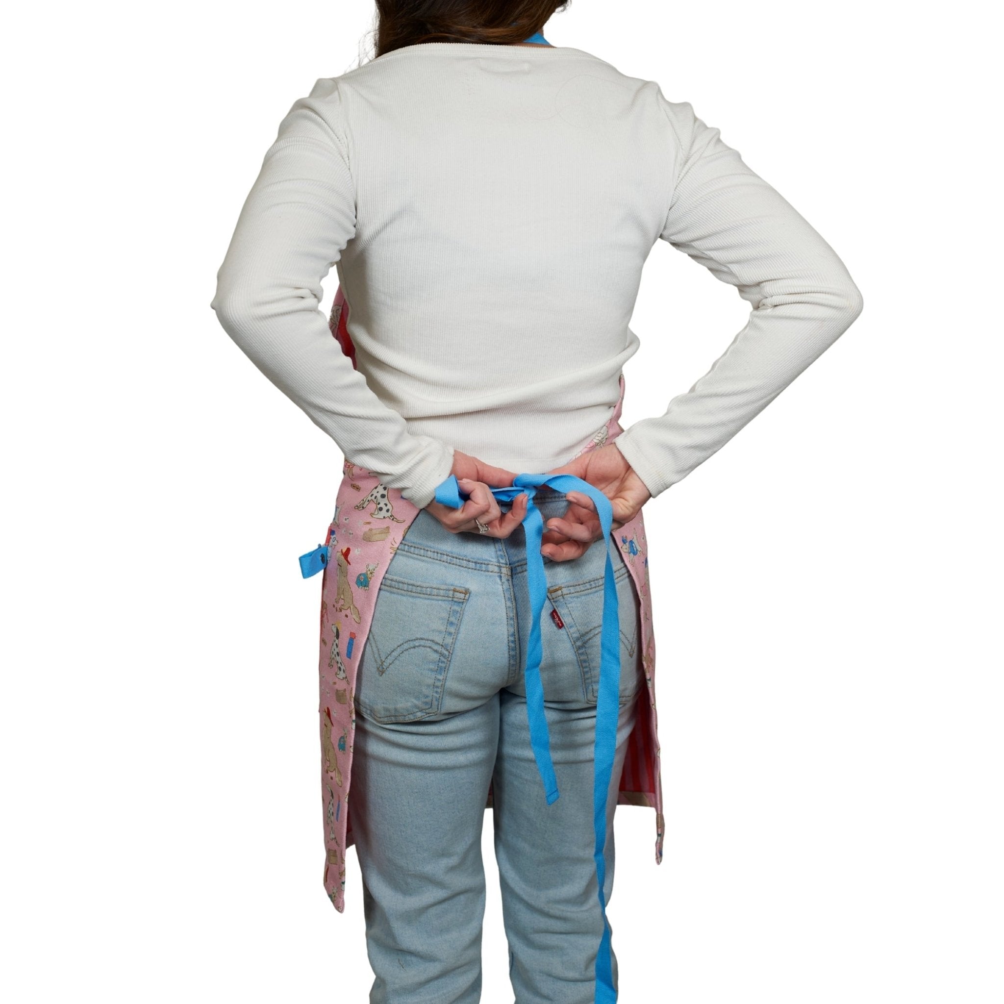 Attach and Go Apron - Mable Tan Canine Caper - Once Again Home Co.