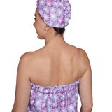 Bath Wrap - Signature Collection Pop Daisy - Lavender - Once Again Home Co.