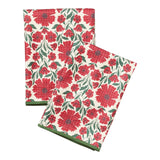 Double Duty (set of 2) reversible - Jen Owens Holiday Daisy - Once Again Home Co.