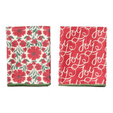 Double Duty (set of 2) reversible - Jen Owens Holiday Daisy - Once Again Home Co.