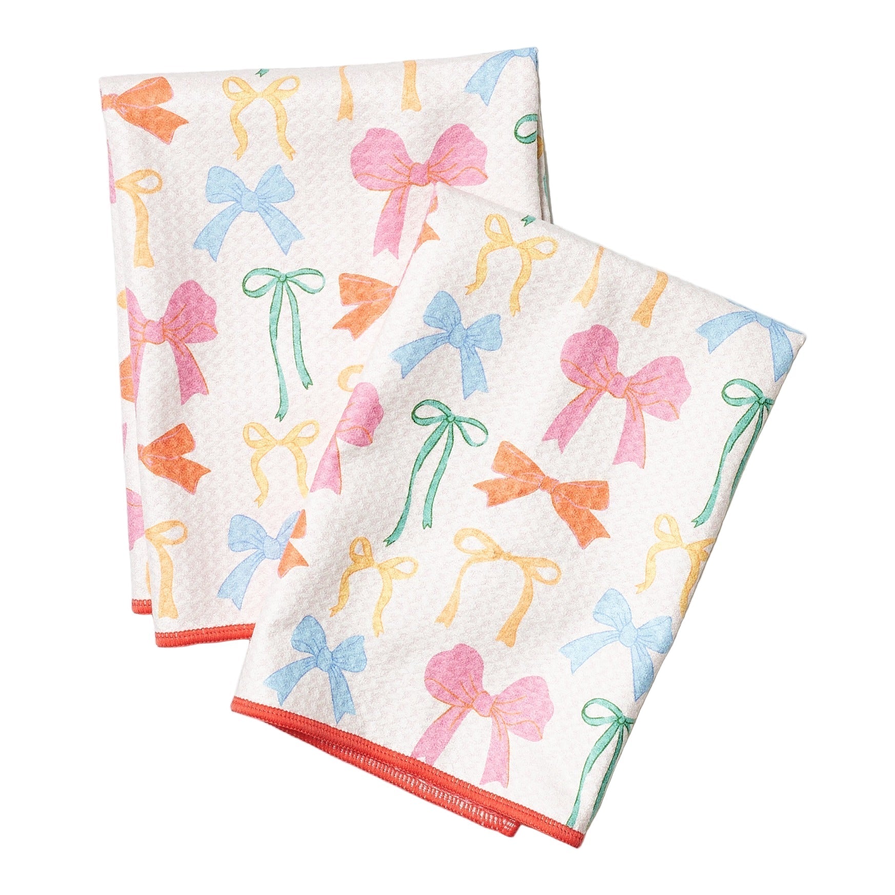 Double Duty (set of 2) reversible - Mable Tan Ribbons - Once Again Home Co.