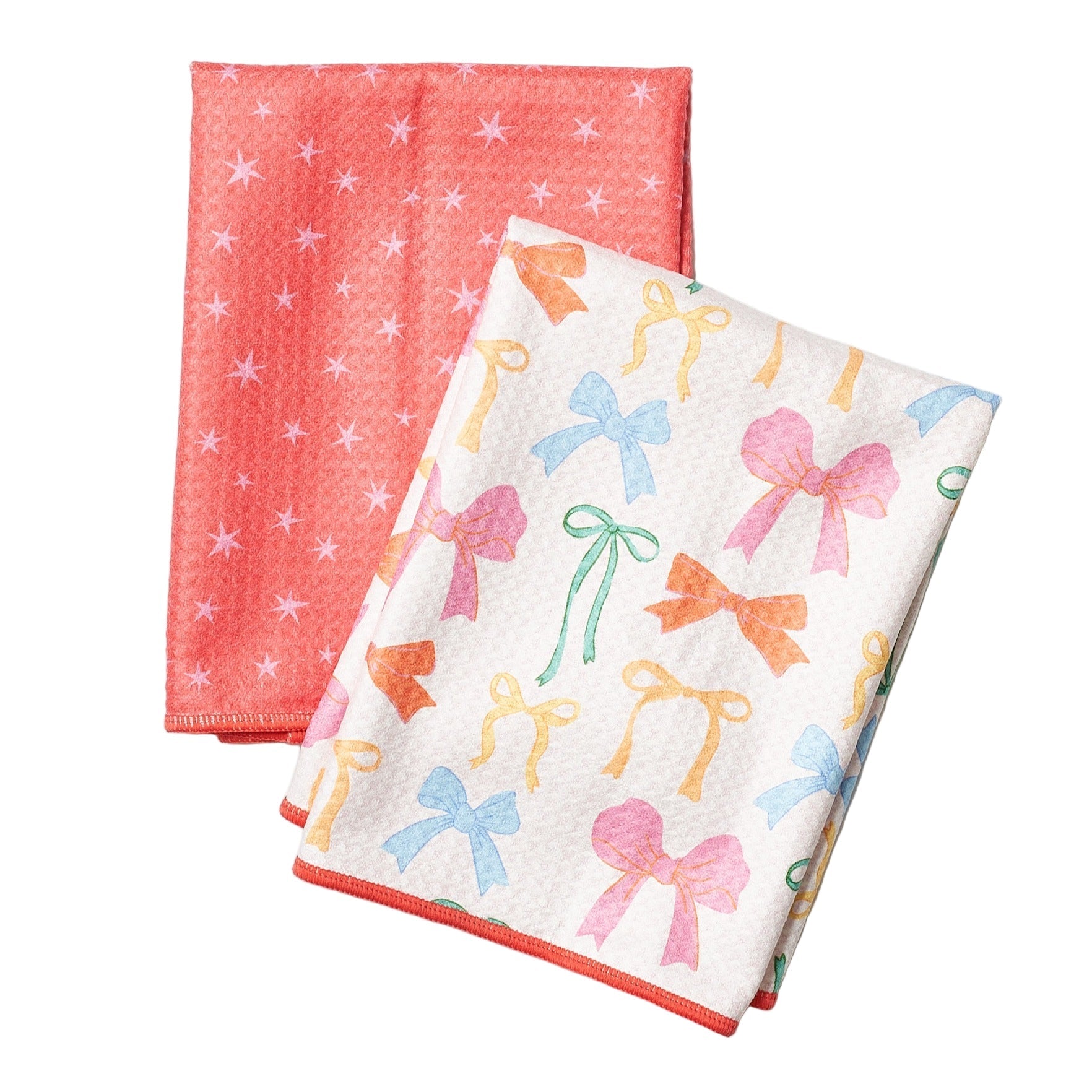 Double Duty (set of 2) reversible - Mable Tan Ribbons - Once Again Home Co.