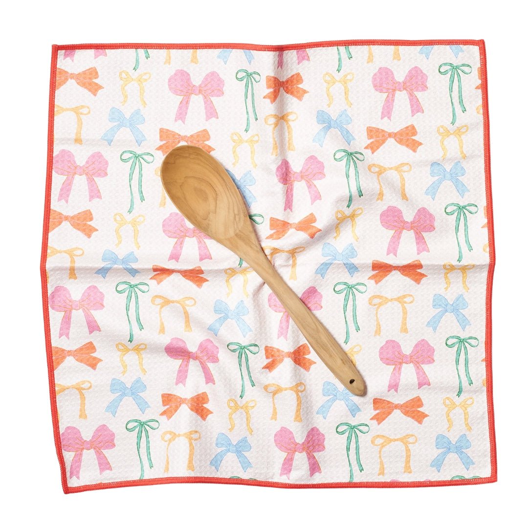 Double Duty (set of 2) reversible - Mable Tan Ribbons - Once Again Home Co.