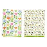 Double Duty (set of 2) Reversible - Mary Engelbreit Tulips - Once Again Home Co.
