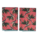 Double Duty Towel (set of 2) Reversible - Janine Lecour Bird of Paradise - Once Again Home Co.