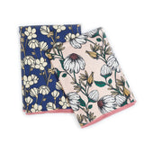 Double Duty Towel (set of 2) Reversible - Janine Lecour Flower Trail - Once Again Home Co.