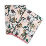 Double Duty Towel (set of 2) Reversible - Janine Lecour Flower Trail - Once Again Home Co.