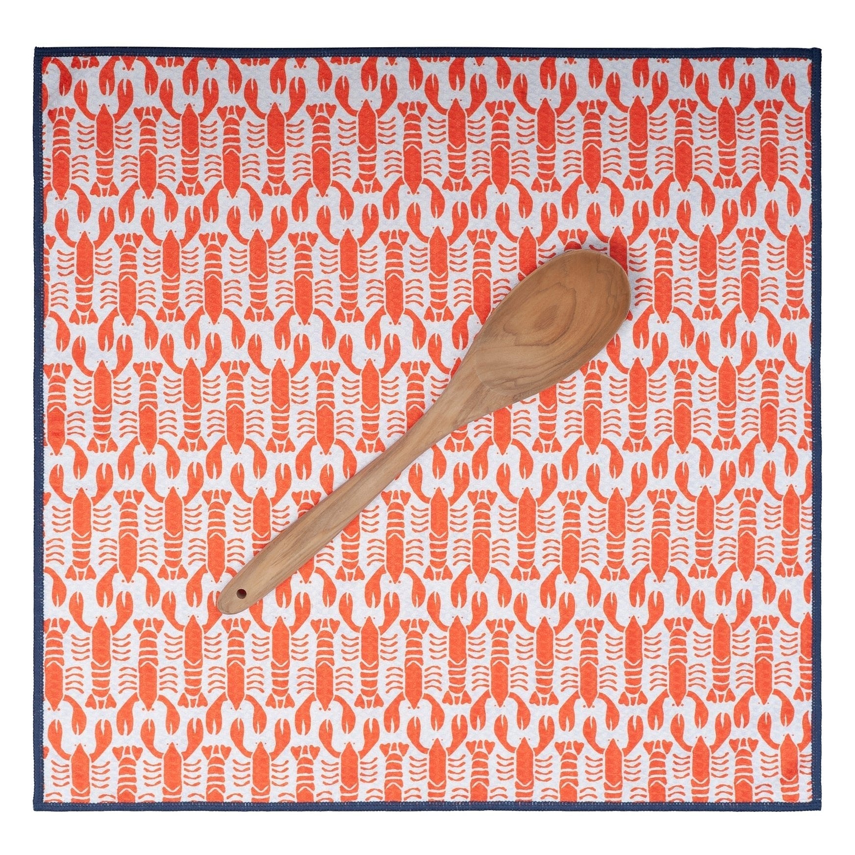 Double Duty Towel (set of 2) Reversible - Kate Nelligan Lobster - Once Again Home Co.