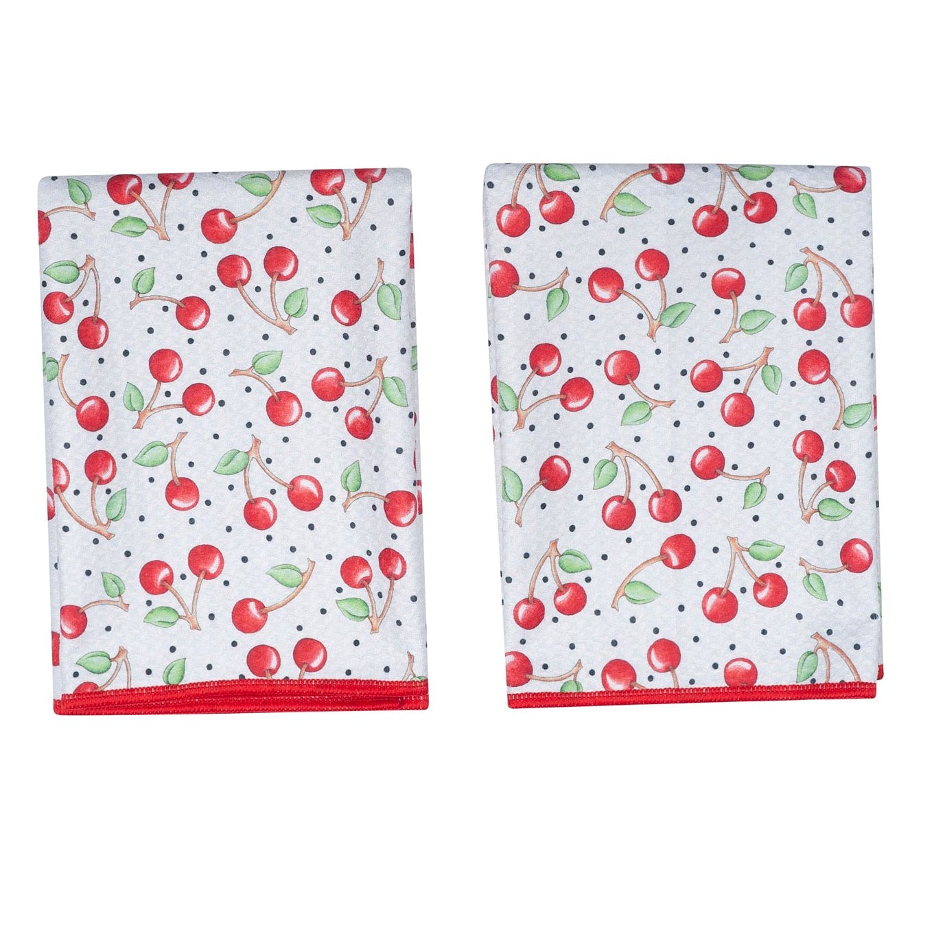 Double Duty Towel (set of 2) Reversible - Mary Engelbreit Cherry Harvest - Once Again Home Co.