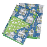 Double Duty Towel (set of 2) Reversible - Mary Engelbreit Twilight Cottage - Once Again Home Co.