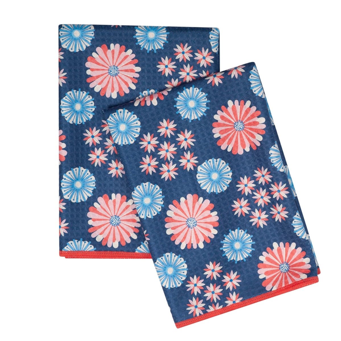 Double Duty Towel (set of 2) Reversible - Rebecca Jane Woolbright Burst - Once Again Home Co.