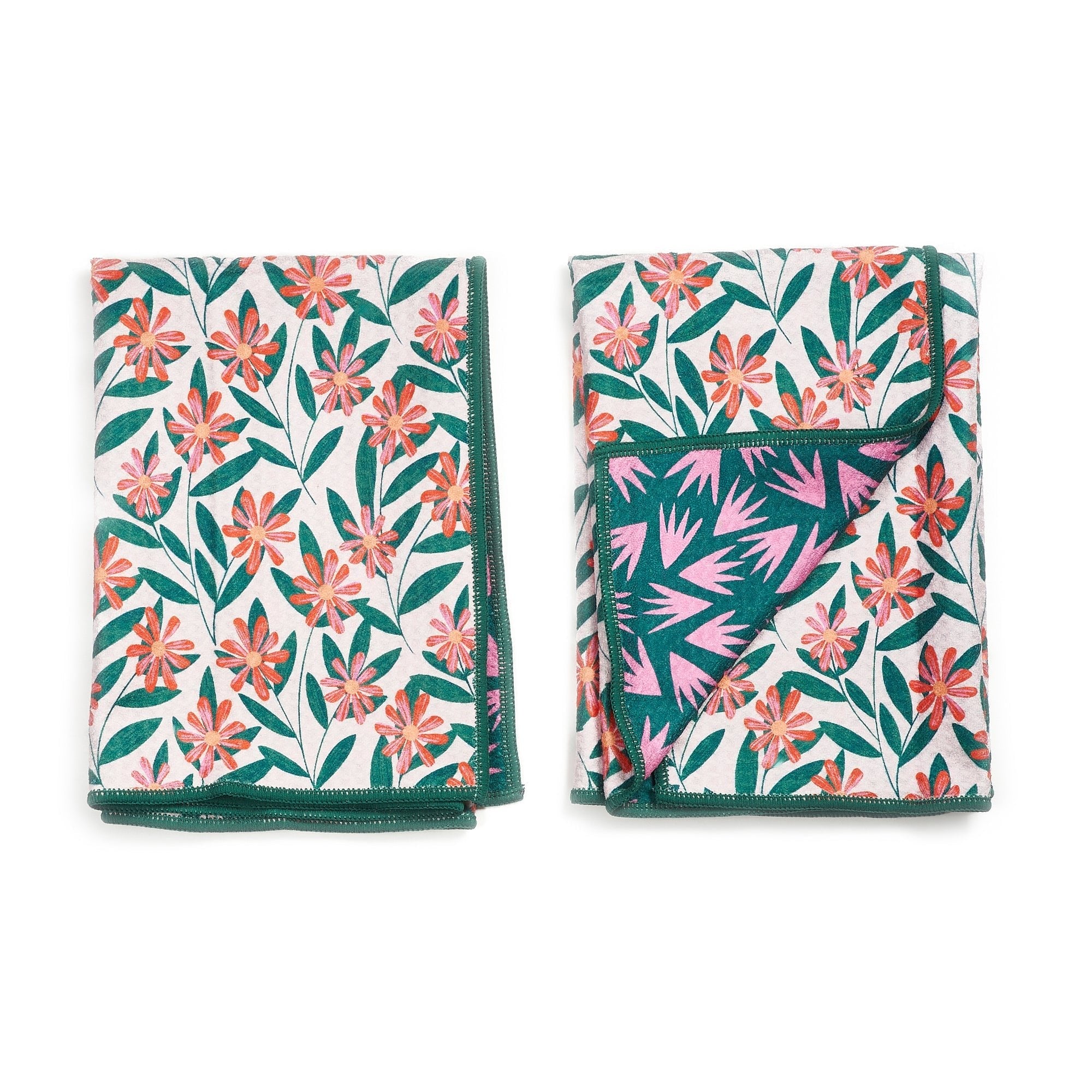 Double Duty Towel (set of 2) Reversible - RJW Pink Glow - Once Again Home Co.