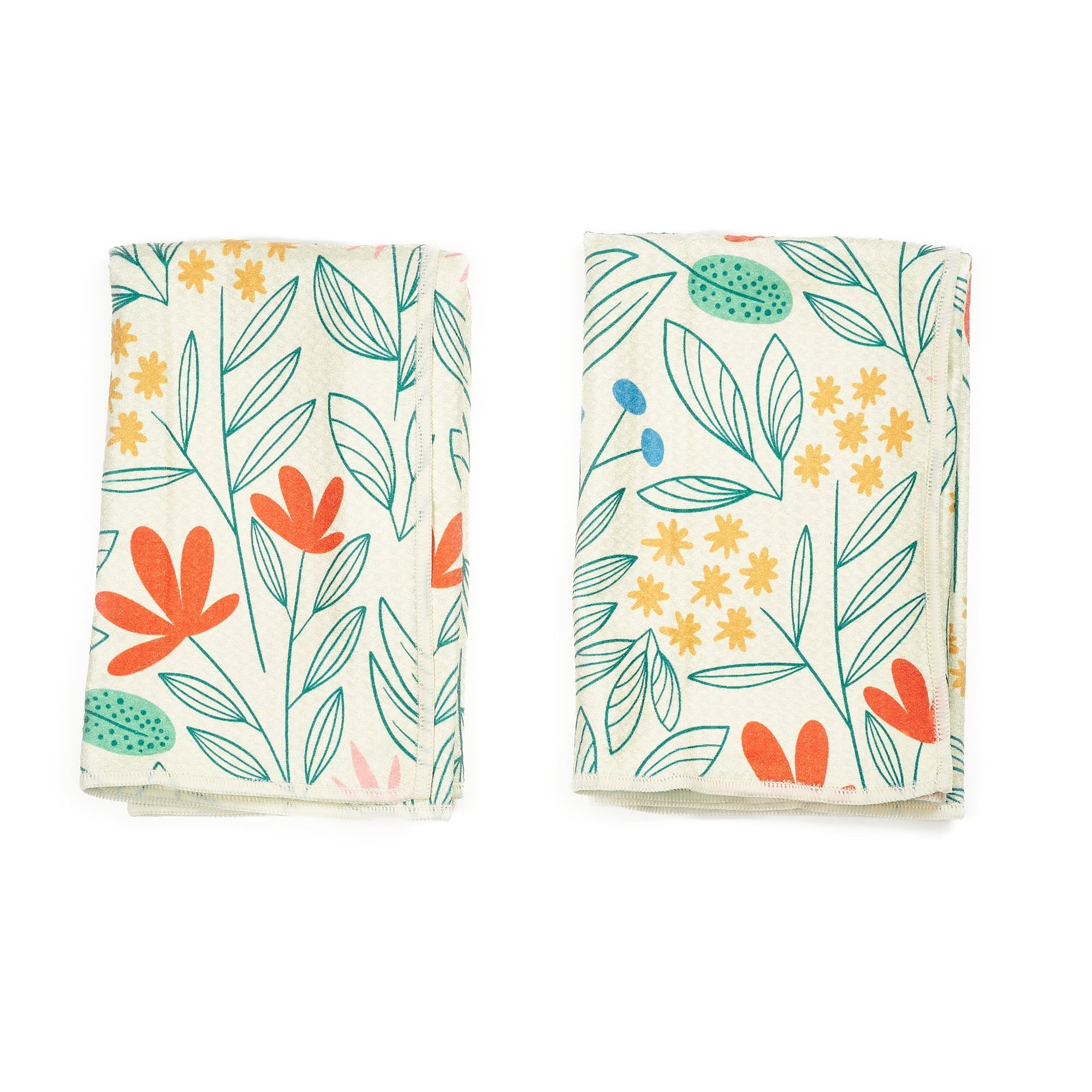Double Duty Towels (set of 2) Reversible - RJW New Bloom - Once Again Home Co.