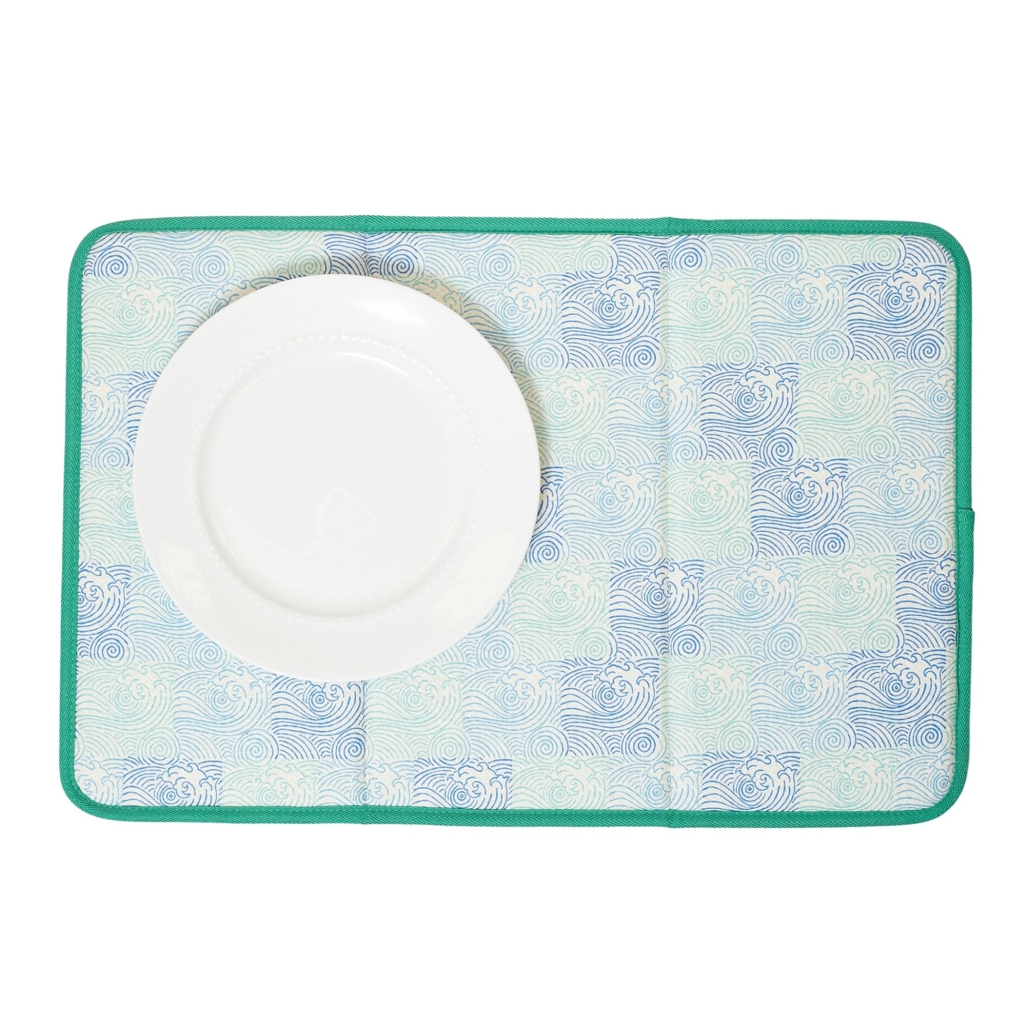 Drying Mat - Marie Le Moal Plumeria - Once Again Home Co.