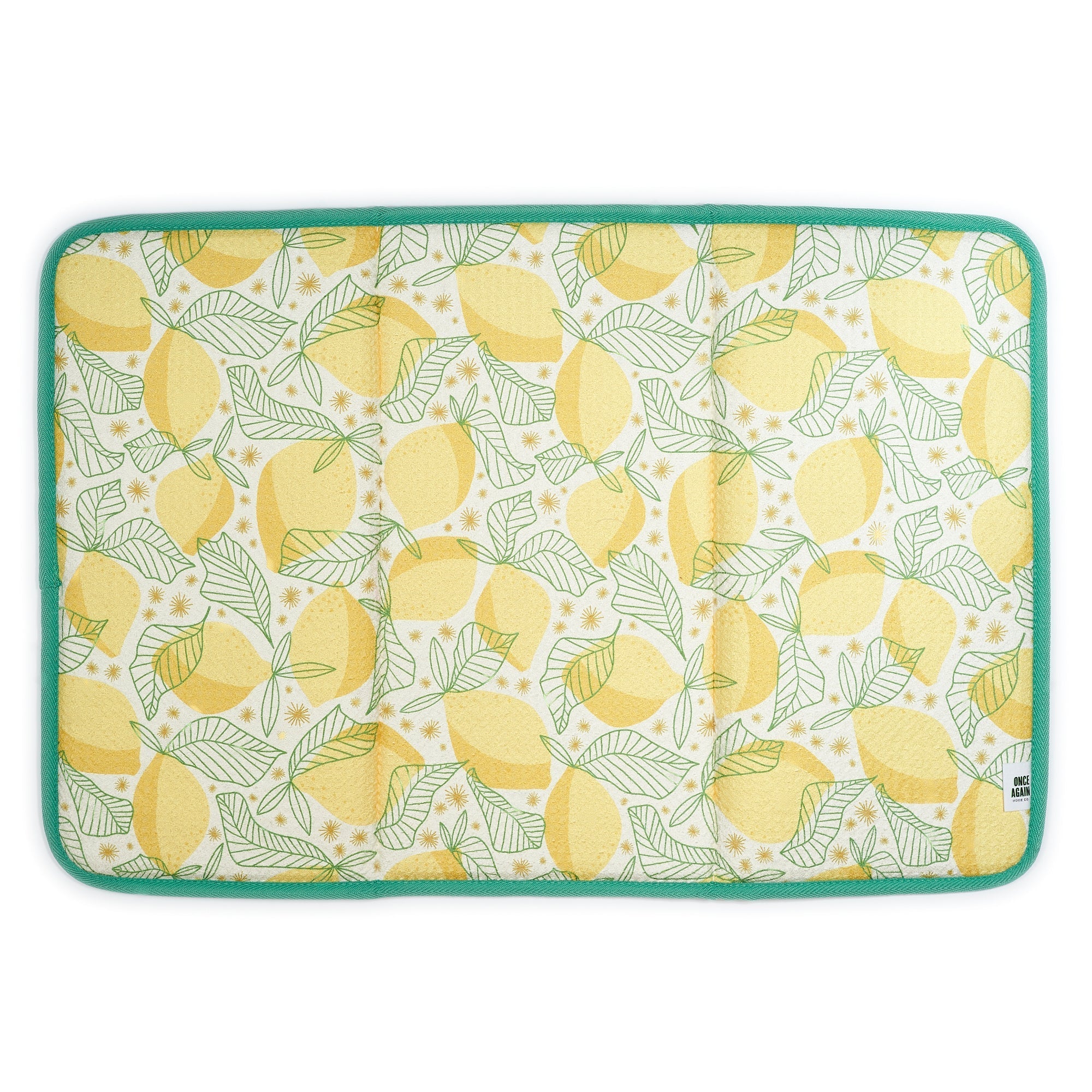 Drying Mat - Rebecca Jane Woolbright Lemon Sparkle - Once Again Home Co.