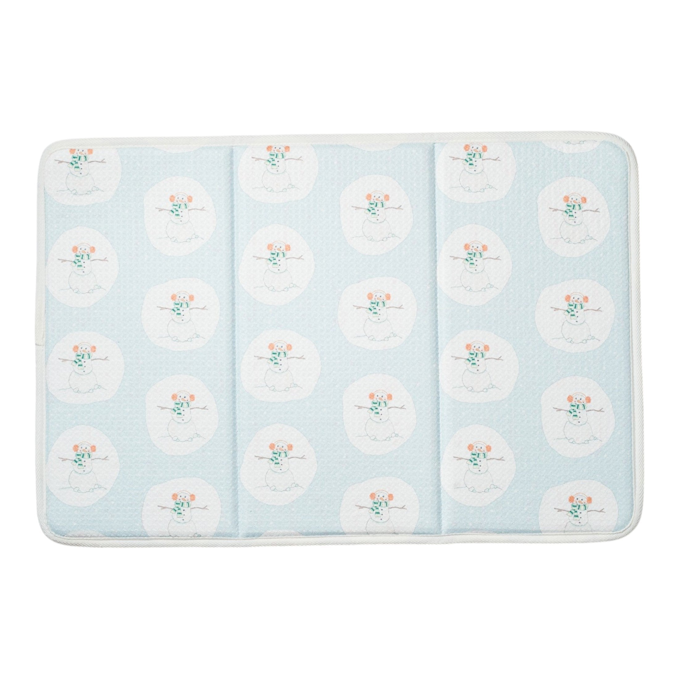 Drying Mat - Sara Fitz Happy Snowman - Once Again Home Co.