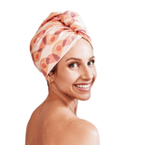 Hair Towel Wrap Double Sided - Heather Jacobs Butterfly - Once Again Home Co.