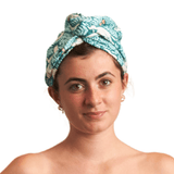 Hair Towel Wrap Double Sided - Nuthatch Dog Park - Once Again Home Co.