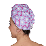 Hair Towel Wrap Double Sided - Signature Collection Pop Daisy - Once Again Home Co.
