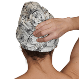 Hair Towel Wrap Double Sided - Signature Collection Whispers - Once Again Home Co.