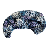 Hair Towel Wrap - Hydrangea in Navy - Once Again Home Co.