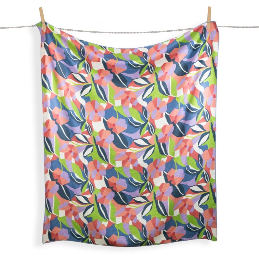 Journey Reversible Blanket - Geo Floral - Once Again Home Co.