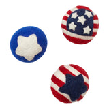 Laundry Wool Dryer Balls - Set of 3 - Americana - Once Again Home Co.