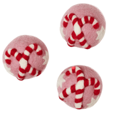 Laundry Wool Dryer Balls - Set of 3 Candy Cane - Once Again Home Co.