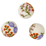 Laundry Wool Dryer Balls - Set of 3 Garden - Once Again Home Co.